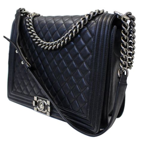 large black chanel boy bag|chanel boy original.